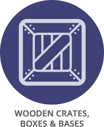 wooden crates & wooden boxes and bases