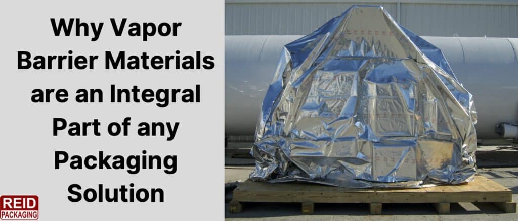 packaging with vapor barrier material